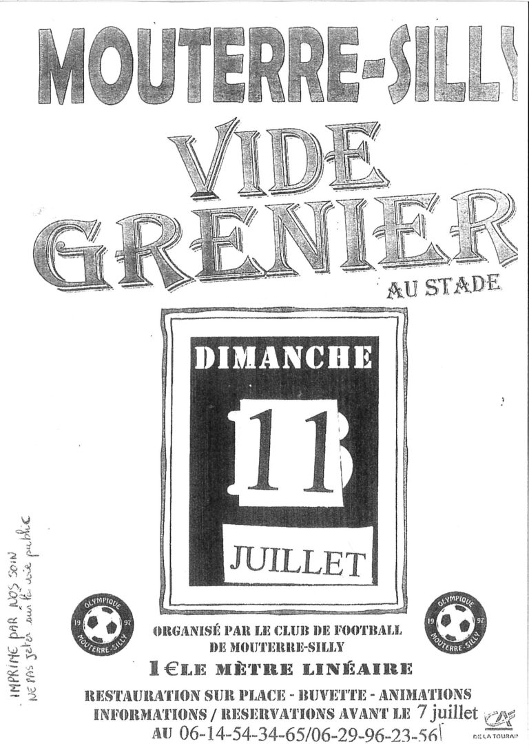 Lire la suite à propos de l’article VIDE GRENIER