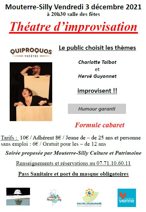 Lire la suite à propos de l’article Théâtre d’improvisation – QUIPROQUOS