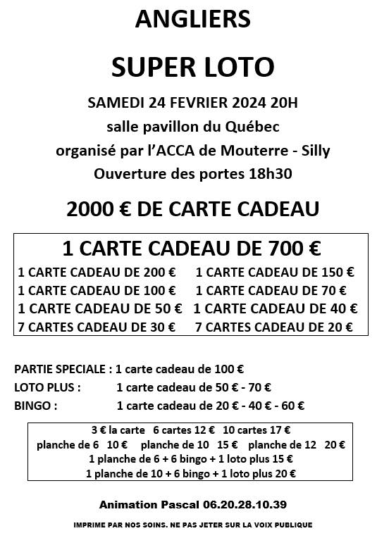 Lire la suite à propos de l’article ACCA « SUPER LOTO »