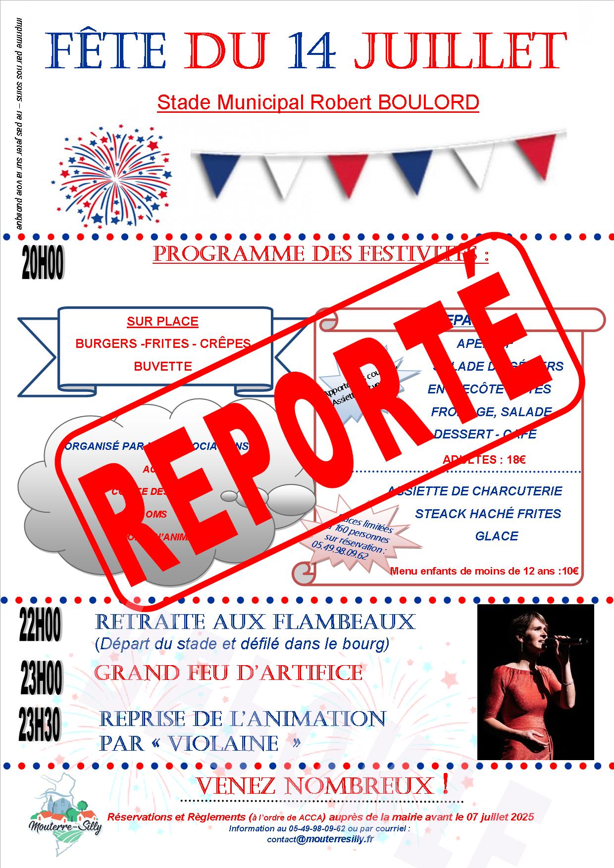 Lire la suite à propos de l’article 14 JUILLET 2025 REPORTÉ