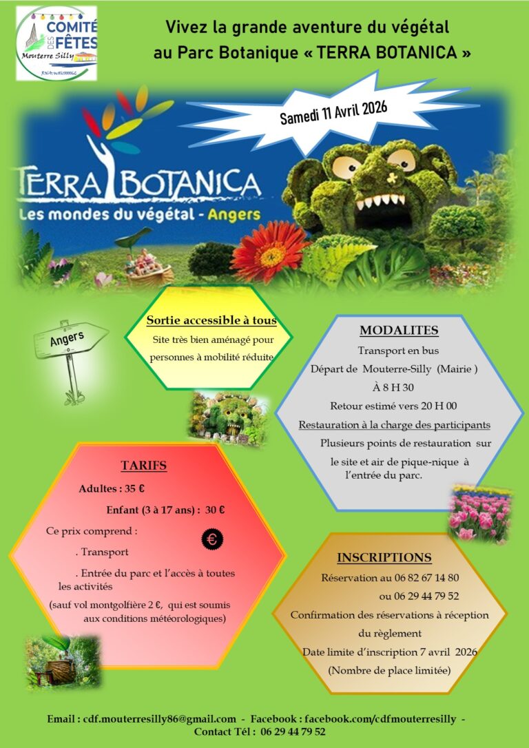 Lire la suite à propos de l’article SORTIE TERRA BOTANICA